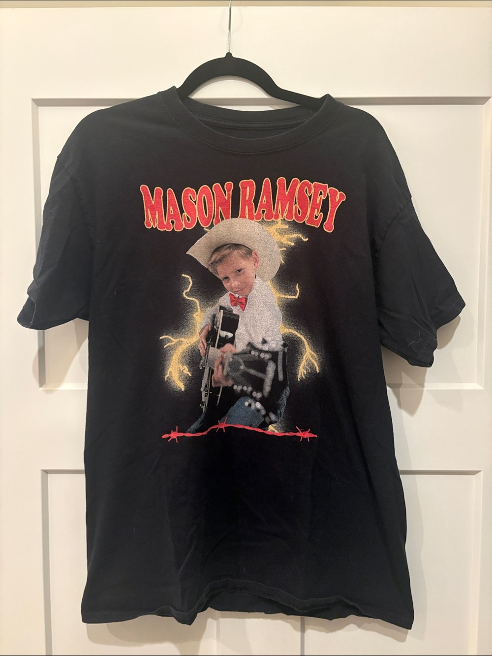 Mason Ramsey Iconic Original Black Graphic Tee Size Large